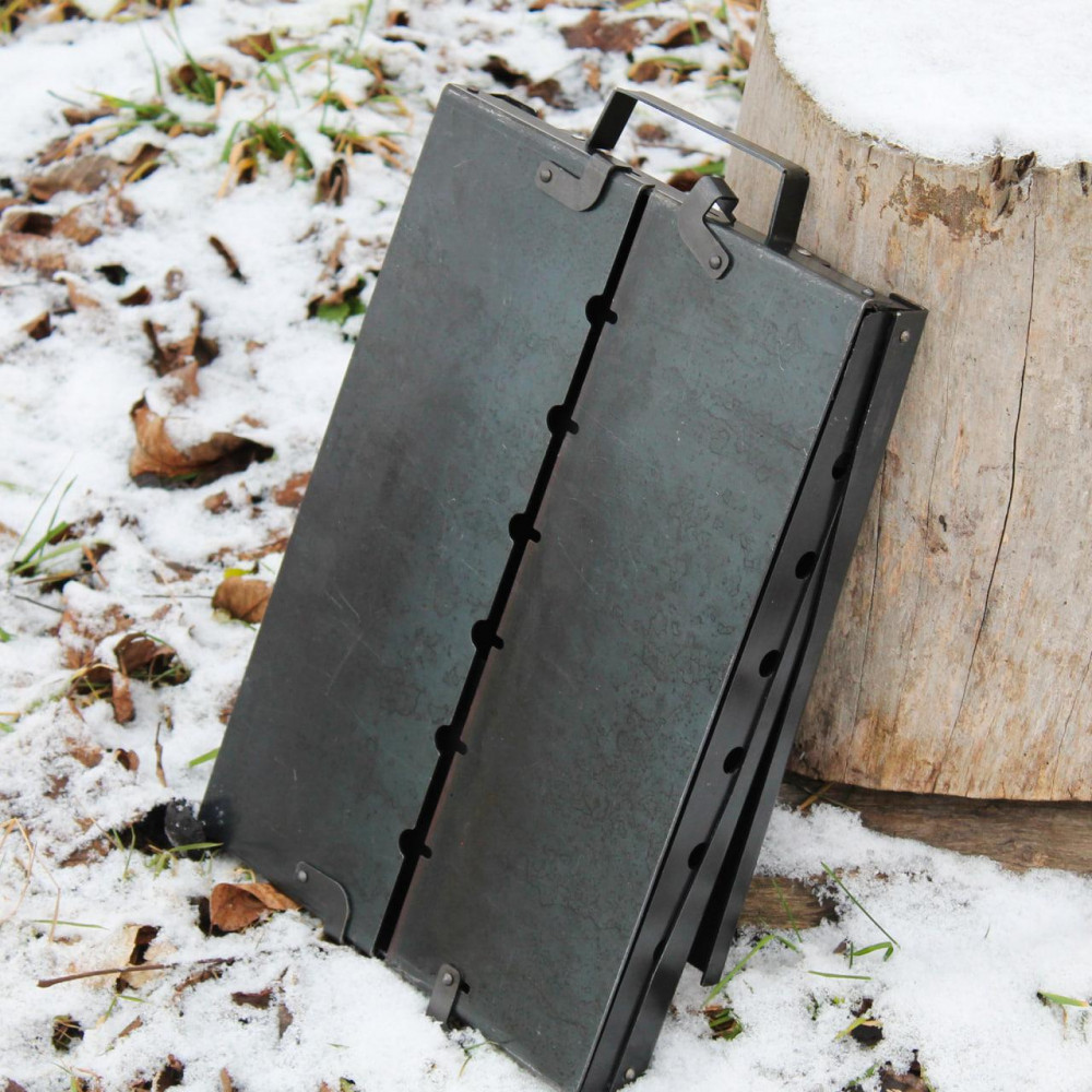 Мангал-кейс "ШАРК" на 6 шампурав/розкладний жаровня гриль SP14254