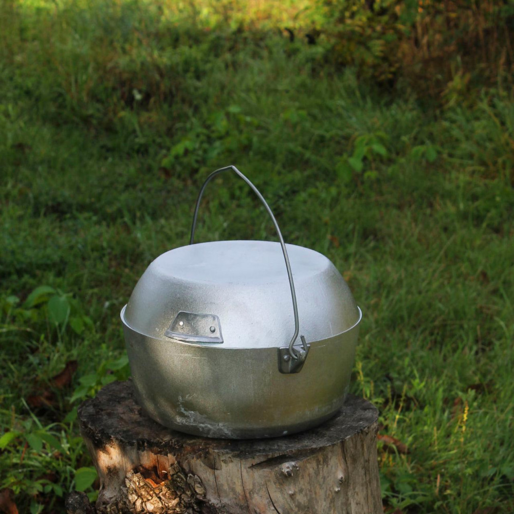 Казан алюмінієвий Похідний 5 л з кришкою-сковородою SP19803