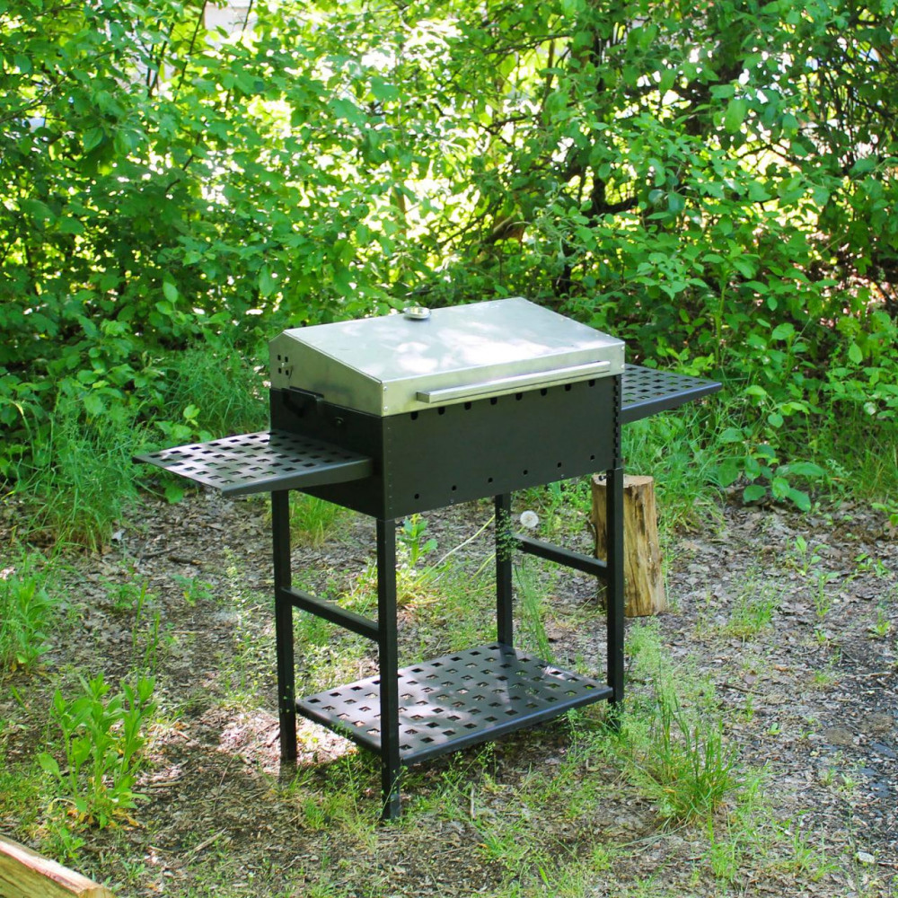 Мангал розбірний Степ, з кришкою з нержавійки на 8 шампурів SP23479