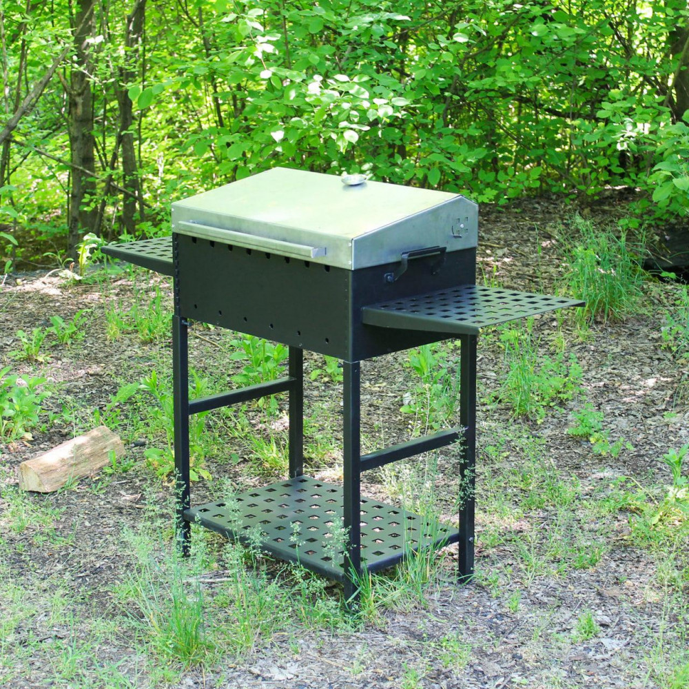 Мангал розбірний Степ, з кришкою з нержавійки на 8 шампурів SP23479