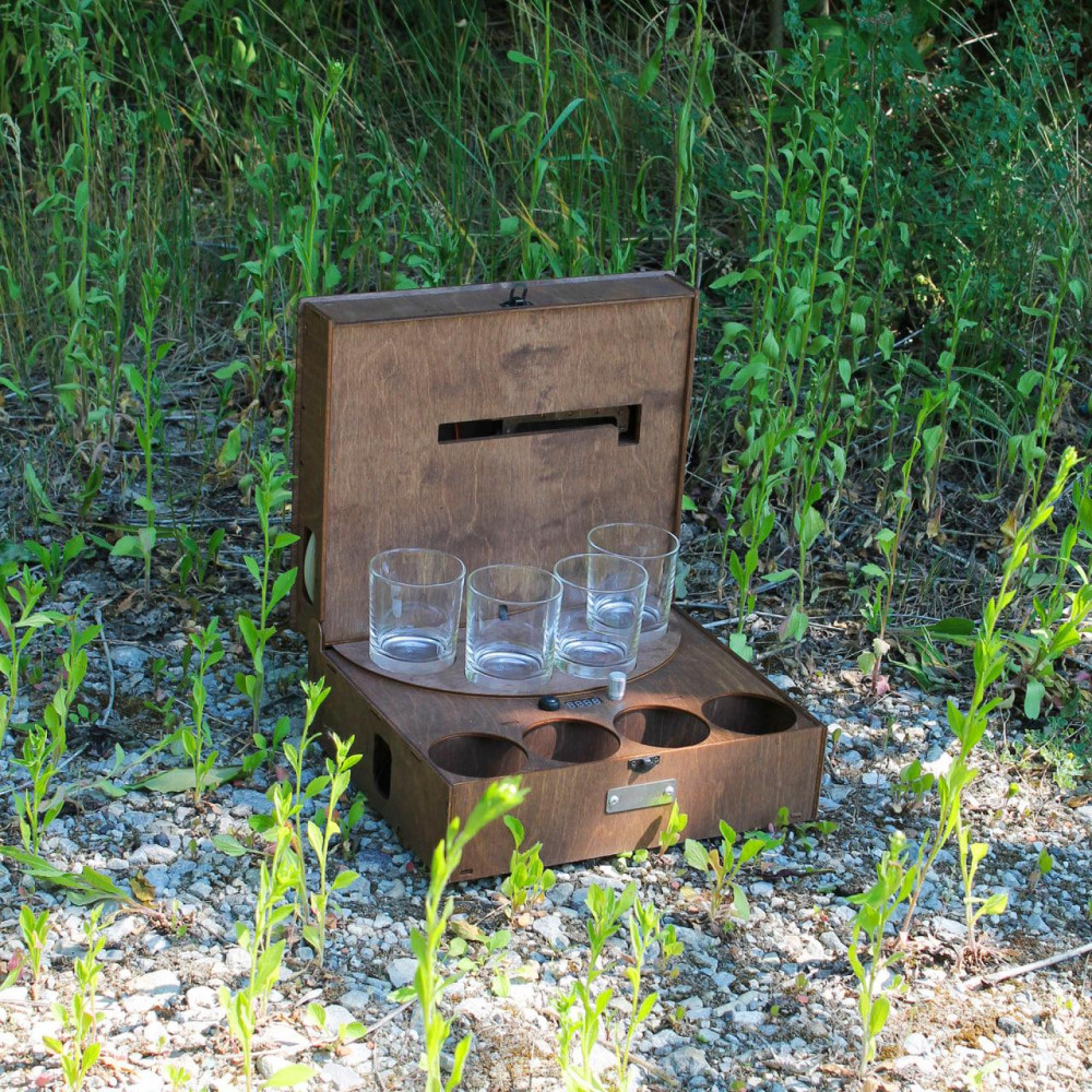 Наливатор алкогольный для виски на 4 рюмки SP32449