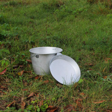 Казан алюмінієвий Похідний 12 л з кришкою-сковородою