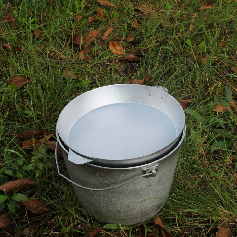 Казан алюминиевый Походный 12 л с крышкой-сковородой SP41891