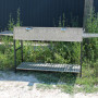 Автомангал "Еней" з нержавіючої сталі на 16 шампурів з автоматичним обертанням SP48328