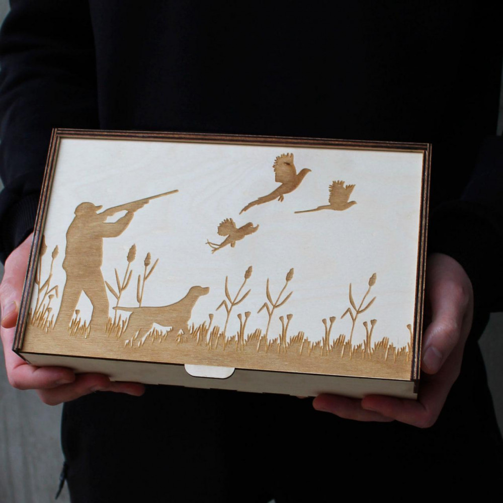 Подарунковий набір з фляги, чарок та коробки SP50836