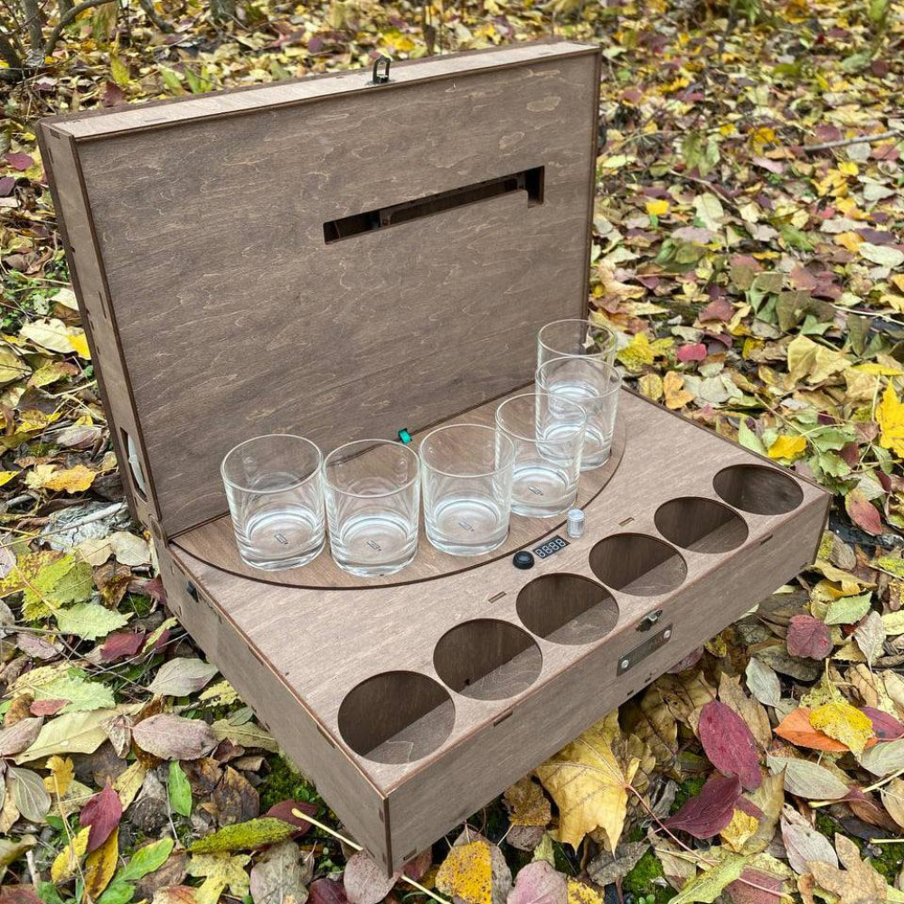 Наливатор алкогольный для виски на 6 рюмок SP53441