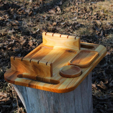 Менажниця 2 в 1 з підставкою під шампурі