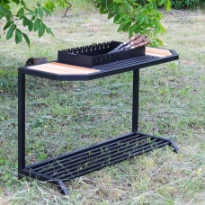 Мангал Ватра зі столиком і знімною жарівнею на 12 шампурів