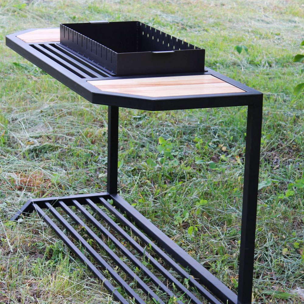 Мангал Ватра зі столиком і знімною жарівнею на 12 шампурів SP78596