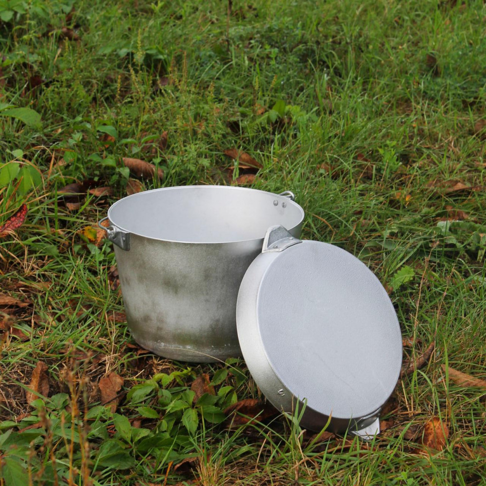 Казан алюмінієвий Похідний 10 л з кришкою-сковородою SP85197