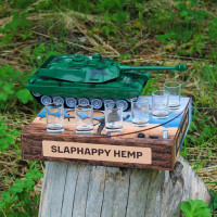 Наливатор ТАНК на 6 рюмок (УФ печать) New!