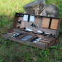 Набір для гриля та барбекю "Кедр" у кейсі з фанери SP92537