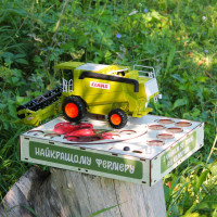 Наливатор Комбайн на 6 чарок з друком Claas