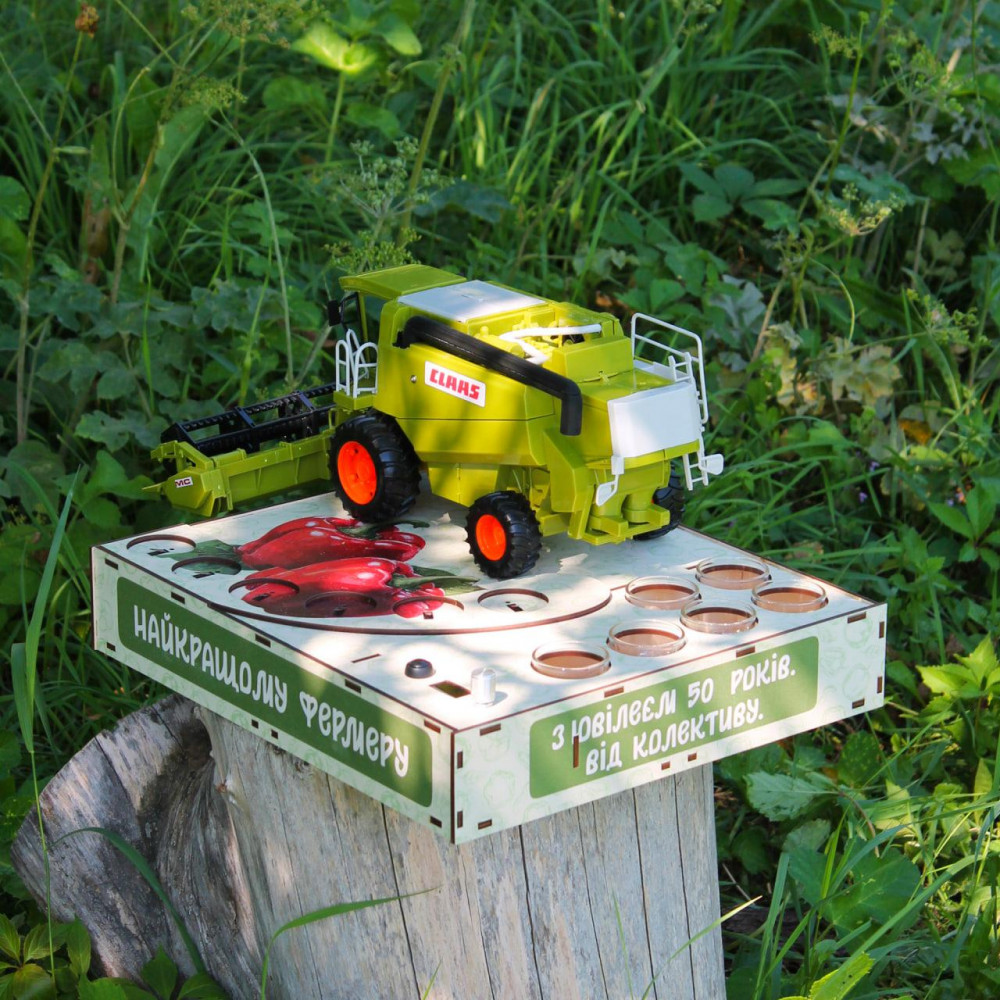 Наливатор Комбайн на 6 чарок з друком Claas SP93195