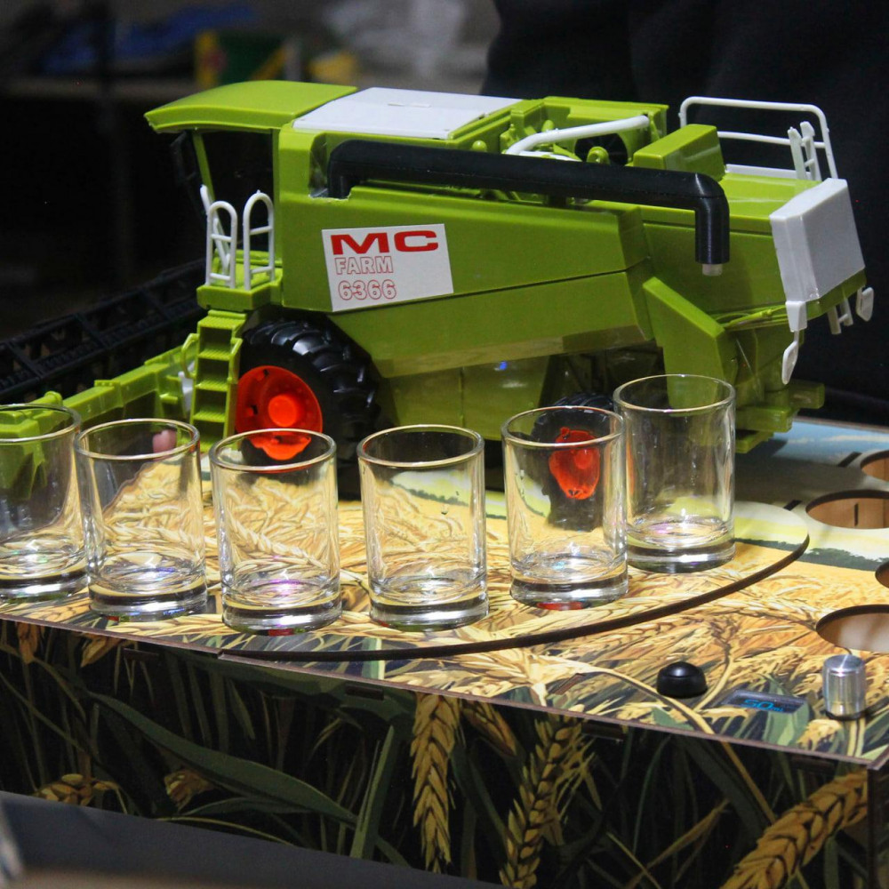 Наливатор Комбайн на 6 чарок з друком SP93195