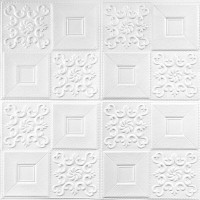 Самоклеющаяся декоративная потолочно-стеновая 3D панель фигуры 700x700x4мм (114) SW-00000006