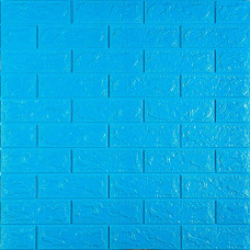 3D панель самоклеюча 700х770х5мм цегла Блакитна (005-5) SW-00000297 3D панель самоклеюча 700х770х5мм цегла Блакитна (005-5) SW-00000297