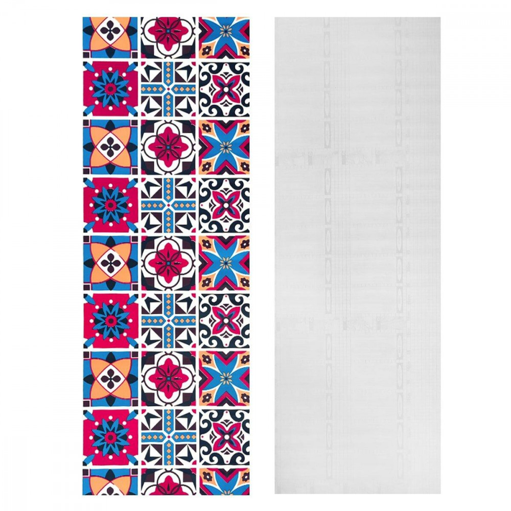 Самоклеюча плівка на паперовій основі 0,45х10м х 0,07мм Вінтажна бордова мозаїка SW-00000789 SW-00000789