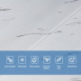 Самоклеюча 3D панель 700х700х4мм Біла мармурова плитка (364) SW-00001142 SW-00001142