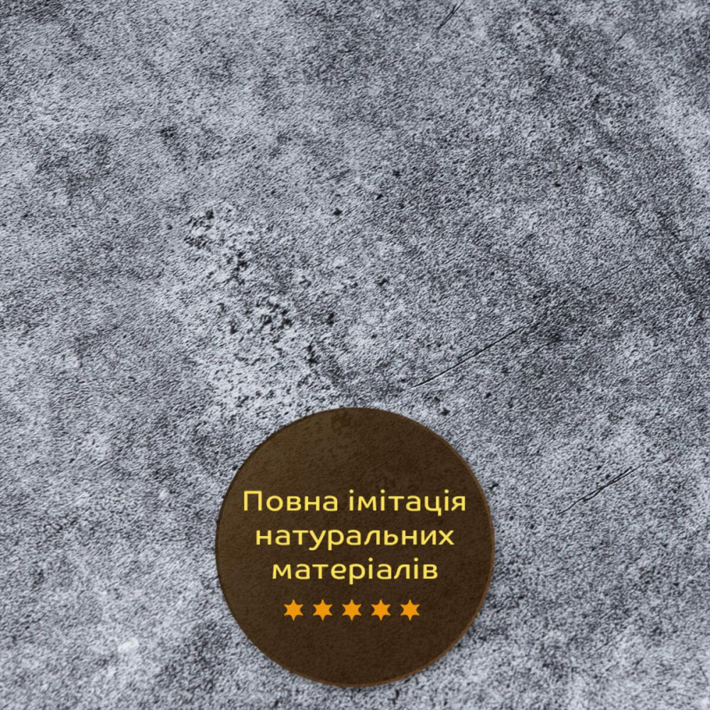 Декоративна ПВХ плита 600х600х3мм Попелястий мармур (S) SW-00001626 SW-00001626