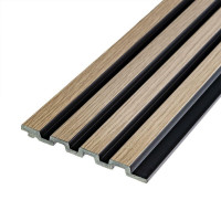 Рейка декоративная PS 2900х119х12мм Дуб с графитом SW-00001738