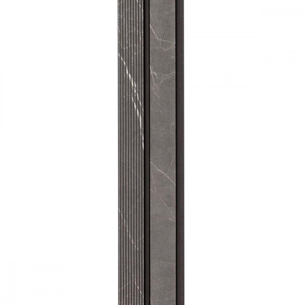 Рейка декоративна PS 2900х118х12мм Сірий мармур SW-00001751 SW-00001751