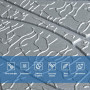 Панель 3D 700х700х6мм Срібло SW-00001951 SW-00001951