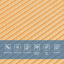 Панель 3D Beige 710х700х4мм (D) SW-00001953 SW-00001953