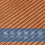 Панель 3D Bronze 710х700х4мм (D) SW-00001955 SW-00001955