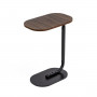 Столик приставний овальний 45х28х59см Walnut wood SW-00003367 SW-00003367