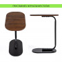 Столик приставний овальний 45х28х59см Walnut wood SW-00003367 SW-00003367