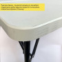 УЦЕНКА!Набор мебели складной (Стол и 4 стула), Белый (с сумкой) SW-00003450 SW-00003450
