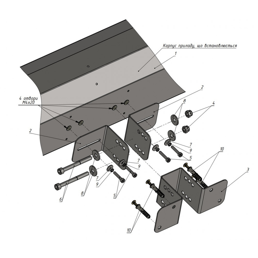 Кріплення SW KK-02 для стіни (стелі) SW KK-02