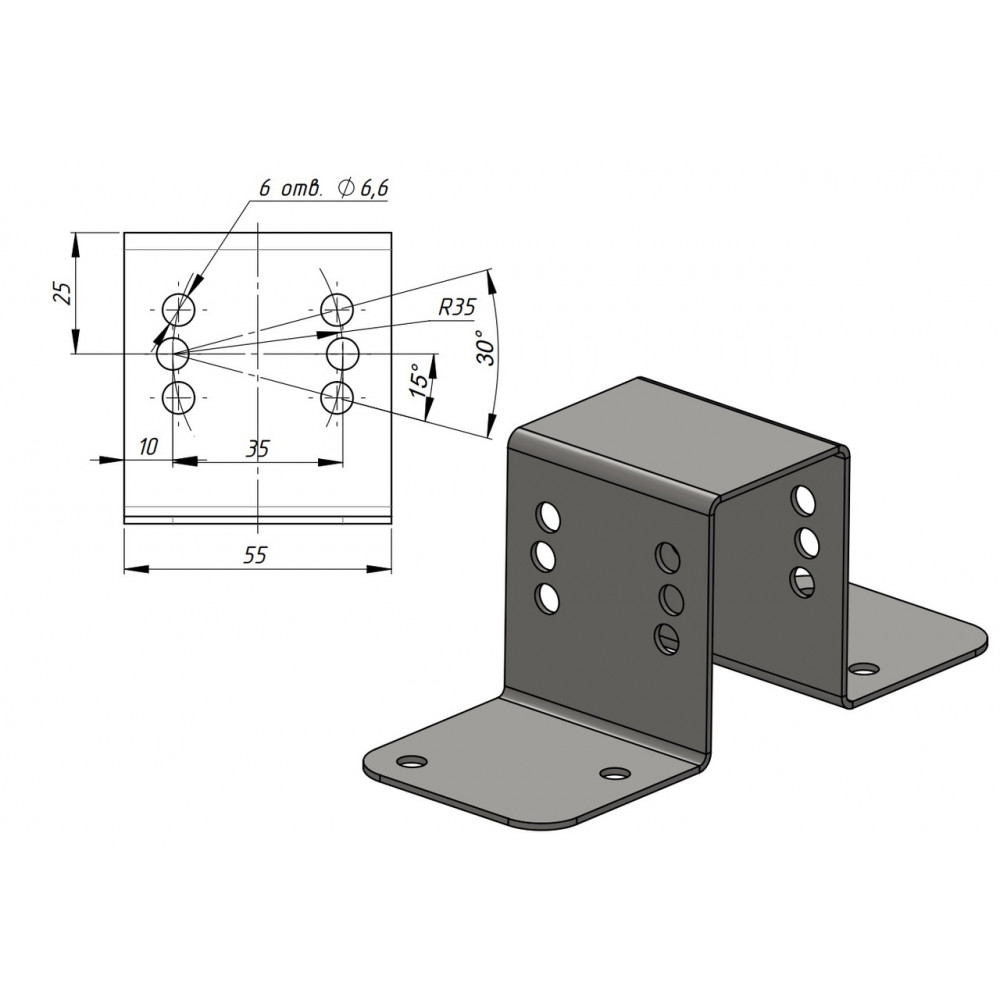 Кріплення SW KK-02 для стіни (стелі) SW KK-02