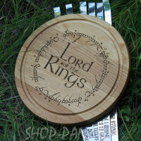 Кухонная доска с гравировкой Властелин Колец