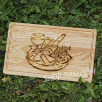 Кухонна дошка з гравіруванням