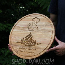 Кухонна дошка з гравіруванням Коли смачно