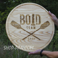 Кухонна дошка з гравіруванням TEAM