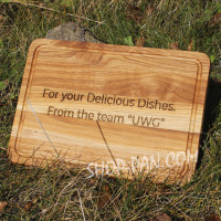 Кухонная доска с гравировкой UWG