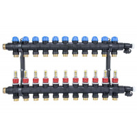 81271 Колектор ProCalida EF1 K 11 контурів, G1", 0,2-1,6 л/хв