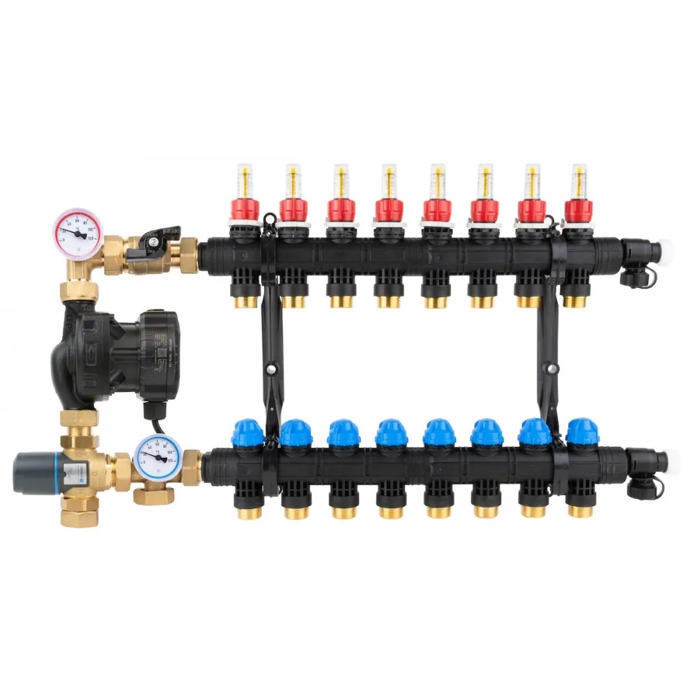 9050120 Змішувальний Модуль BTU 501 AP для тепл.підлoги з клапаном АТМ561, насос AFRISO APH 15-7/130 9050120
