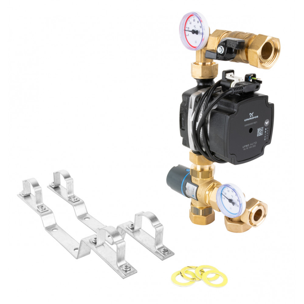 9050110 Змішувальний Модуль BTU 501 для теплої підлоги з клапаном АТМ, насос Grundfos UPM3 Auto 9050110