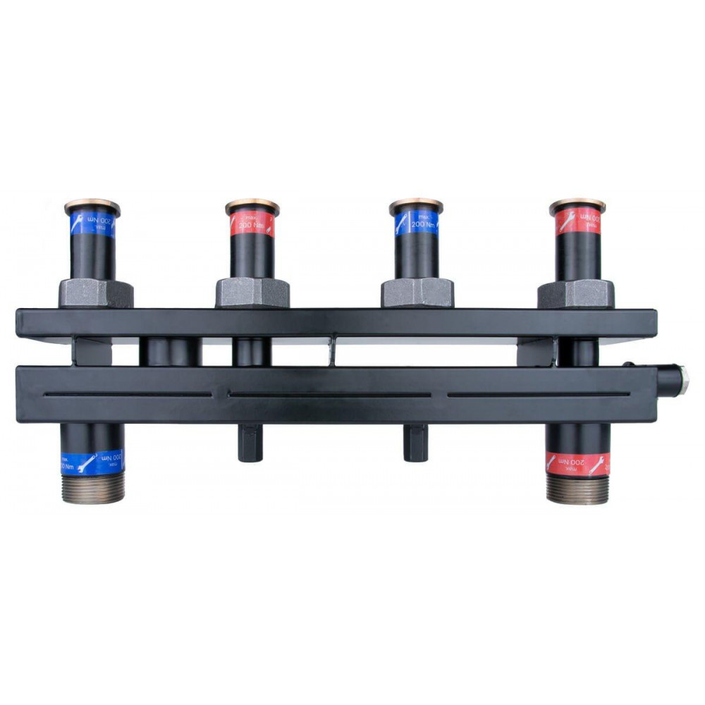 77314 колектор котла до насосних груп KSV 125-2 HW 70 кВт на 2 контури з гідравлічним розділювачем 77314