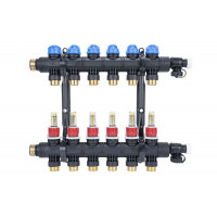 81266 Колектор ProCalida EF1 K 6 контурів, G1", 0,2-1,6 л/хв