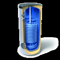 Водонагрівач для ТН з одним здвоєним теплообмінником TESY EV 2x19 S 300 65 HP
