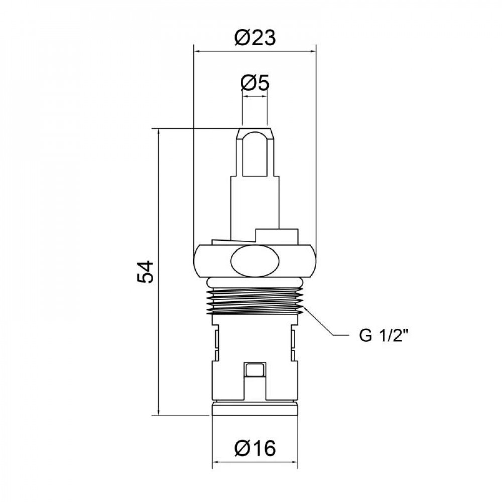 Кран-букса для змішувача Lidz Repair 02100 1/2 керамічна LDREP0210034808 SD00040912