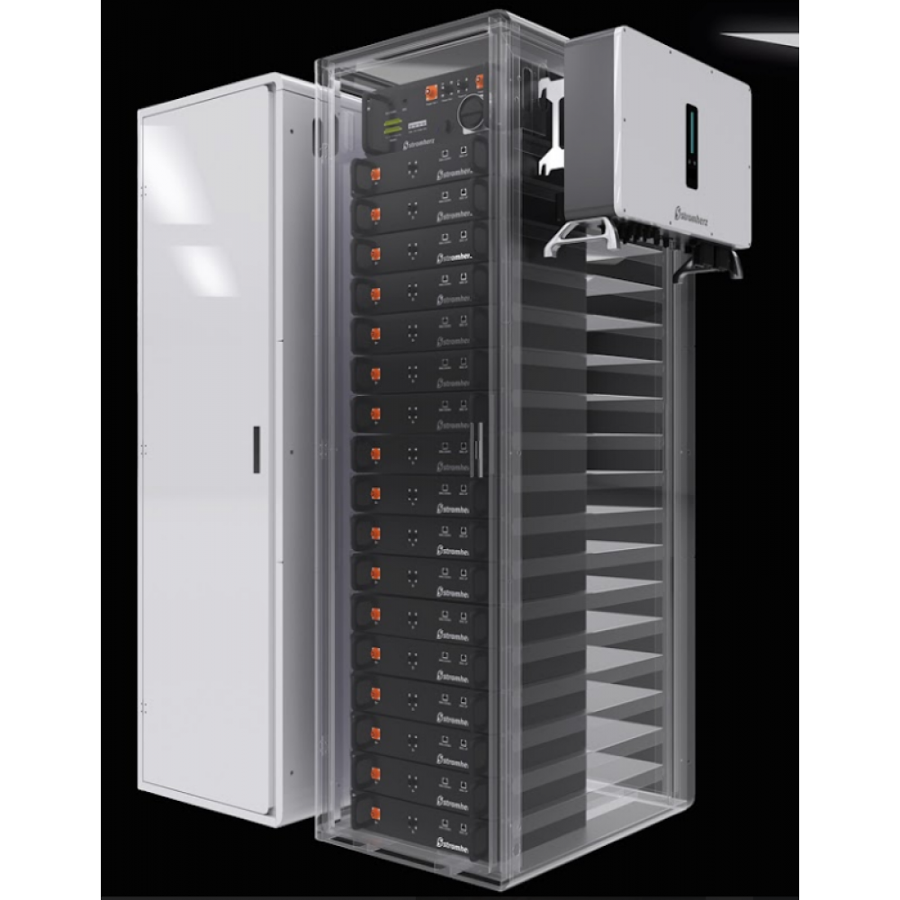 Сонячна гібридна комерційна станція Stromherz S-50K-3Р-40А-ESS-UA 23,04кВт (Базовий комплект АКБ) 2115829, 2115831, 2115830