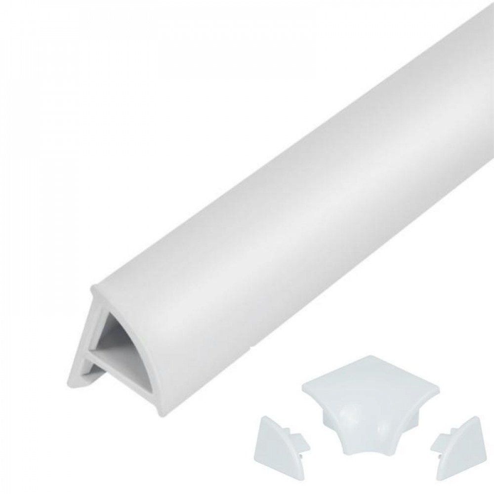 Набір декоративні планки для піддону та ванни (2x1м) + з'єднання + 2 ковпачки Qtap WCS011 SD00051163