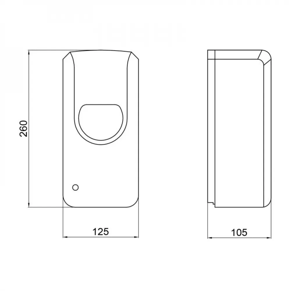 Дезінфектор Qtap Pohodli 6V безконтактний QT170WH42921 White (Zdraví) SD00049035