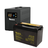 Комплект ДБЖ ASU12 1500VA/1000W DC12V + АКБ ABT-100Аh/12V GEL